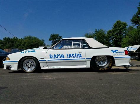 World Famous Racin' Jason 1987 Ford Mustang GT Twin Turbo Drag Racing ...