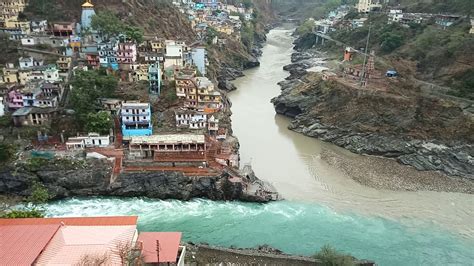 2018 May 8th - Devprayag - Sangam of Alaknanda & Bhagirathi rivers. - YouTube