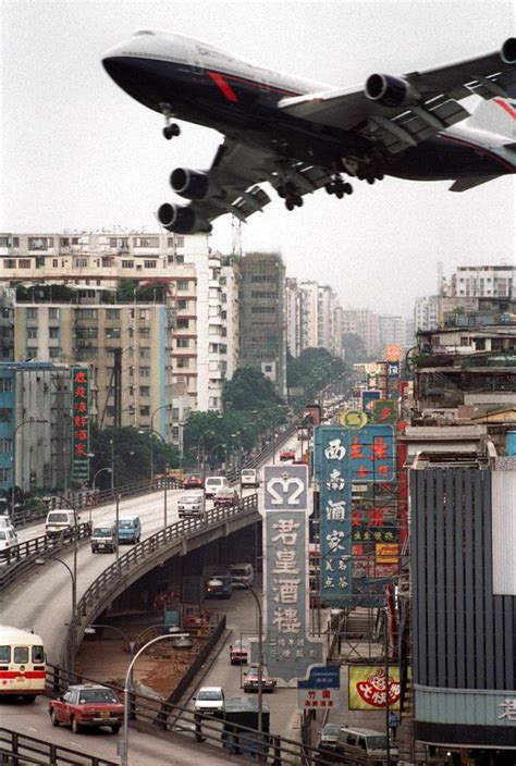 Hong Kong Kai Tak airport on Inspirationde