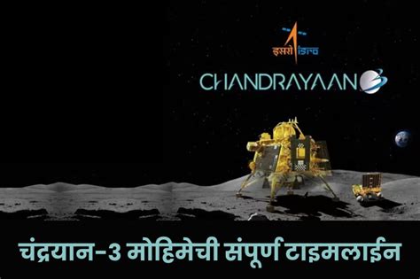 Chandrayaan-3: चंद्रयान-3 मोहिमेची संपूर्ण टाइमलाईन | वंदे महाराष्ट्र