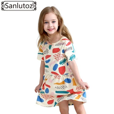 Aliexpress.com : Buy Girls Dress Cotton 2016 Brand Children Clothing Summer Kids Clothes for ...