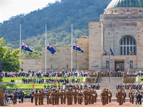 CANBERRA, AUSTRALIA â€“ April 25, 2019: the Anzac Day National Ceremony ...