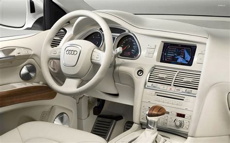 Audi Q7 white leather interior wallpaper - Car wallpapers - #53177