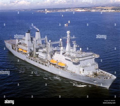 RFA supply ship Royal Navy Firth of Forth Scotland Stock Photo - Alamy