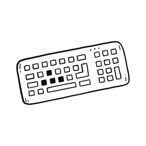 Aggregate more than 80 computer keyboard sketch image super hot - seven.edu.vn