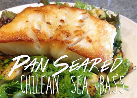 Pan Seared Chilean Sea Bass | Fish recipes, Sea bass recipes, Sea bass recipe pan seared