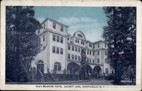 Post's Belmore Hotel - Sackett Lake Monticello, NY