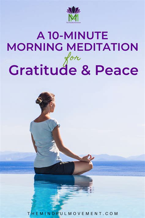 10 Minute Morning Meditation for Gratitude and Positivity | Morning meditation, Meditation ...