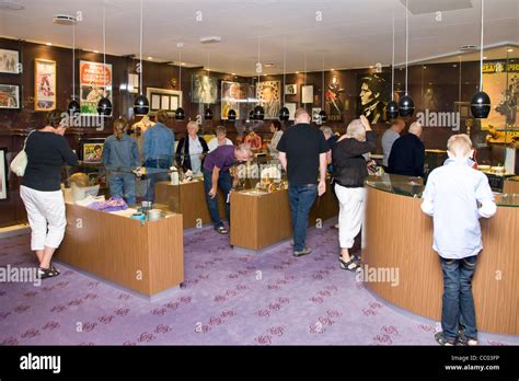 Inside the Graceland Elvis Presley museum in Randers Denmark Stock ...