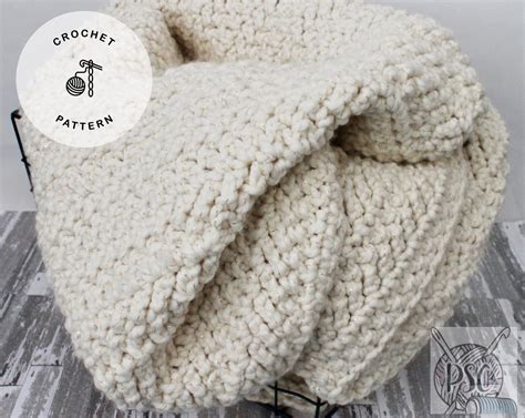 Herringbone Chunky Crochet Throw- Beloved Blanket- Crochet Pattern- PATTERN ONLY Crochet Afgans ...