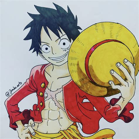 My drawing of Monkey D. Luffy of One Piece : r/AnimeSketch