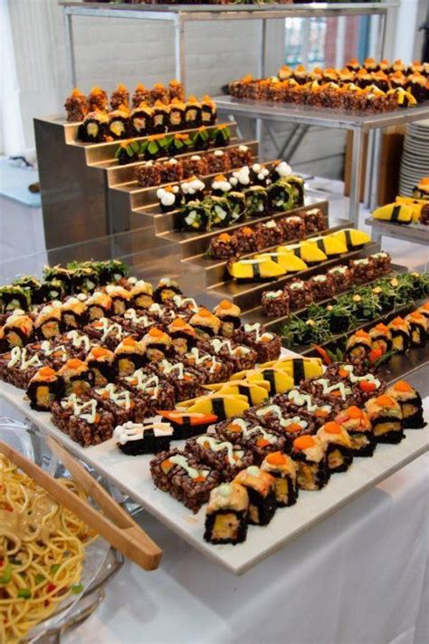 Beyond Sushi Catering: For more info contact: tiffany@beyondsushinyc.com | Sushi buffet, Sushi ...