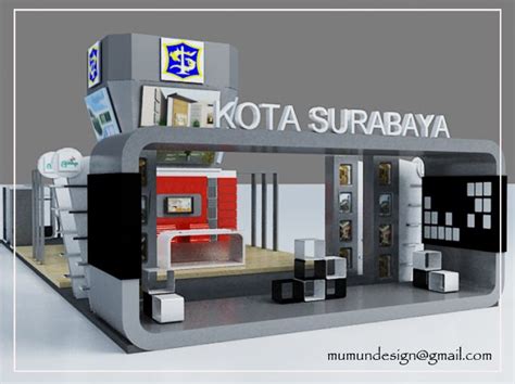 desain interior rumah: desain stand pameran minimalis modern