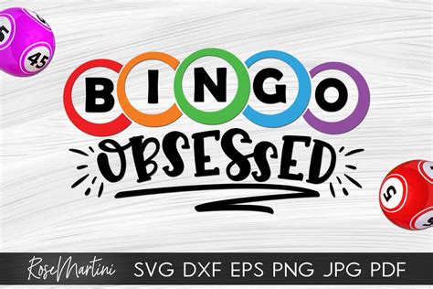 Bingo Obsessed SVG Bingo game Bingo lover (476900) | Cut Files | Design ...