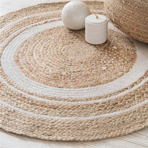Pin by Anaïs Jaunet on Home | Natural jute rug, Jute round rug, Braided rag rugs