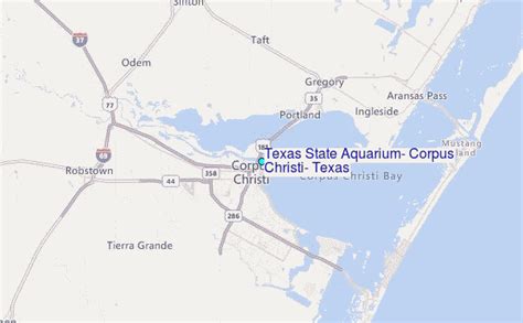 Texas State Aquarium, Corpus Christi, Texas Tide Station Location Guide