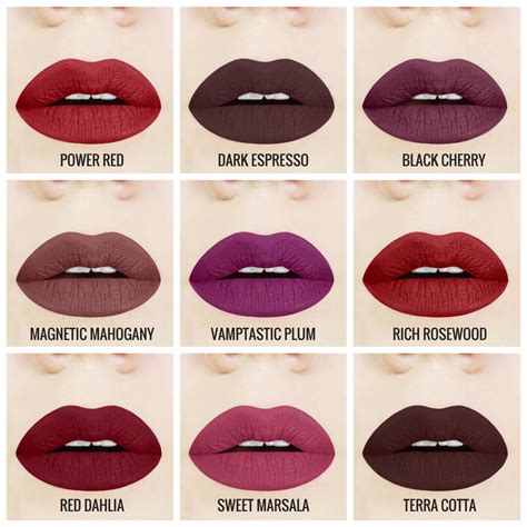 Aromi Dark Liquid Matte Lipstick Shades Each shade is vegan, cruelty-free, handcrafted, and ...