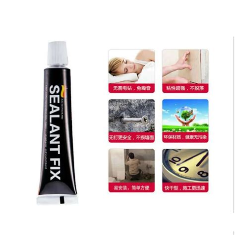 Strong Glass Glue Sealant Polymer Metal Adhesive SEALANT FIX For ...