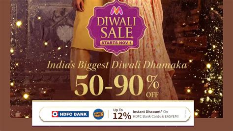 Myntra Diwali Sale 2023 Live! Up to 90% OFF, Bank Offers & more | DesiDime