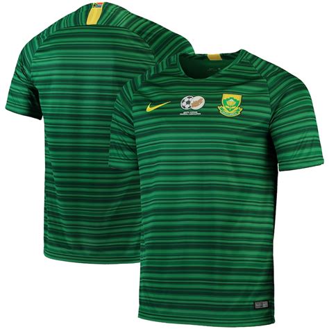 Nike South Africa National Team Green/Yellow 2018 Away Replica Stadium ...