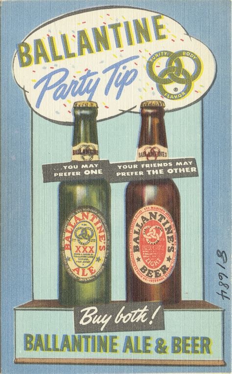 File:Ballantine party tip. . . you may prefer one, your friends may prefer the other, buy both ...