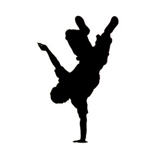 Break Dancer Silhouette at GetDrawings | Free download