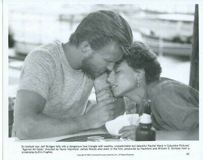 JEFF BRIDGES RACHEL WARD AGAINST ALL ODDS ORIGINAL 8x10" PHOTO #A2666 ...