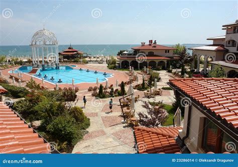 The hotel of Sunny Beach. editorial stock image. Image of tour - 23286014