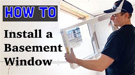 How to Replace a Basement Window - YouTube