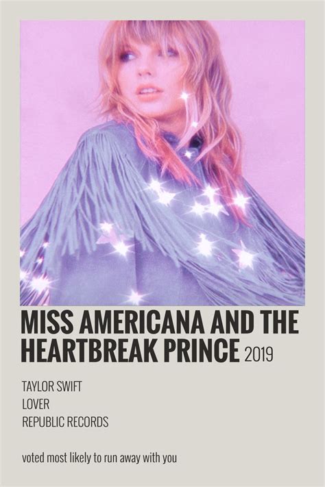 the poster for miss american and the heartbreak prince, which features ...