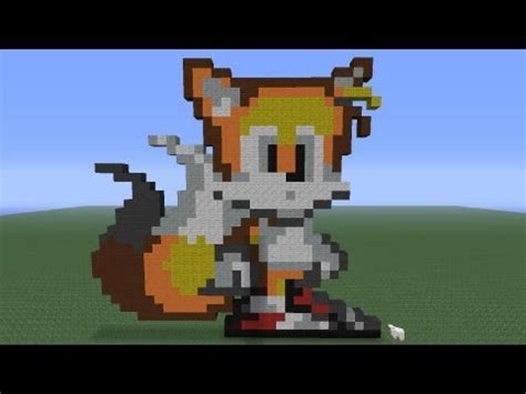 Tails Pixel Art Easy