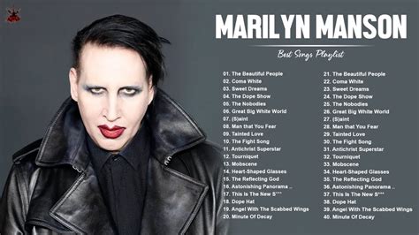 Marilyn Manson Greatest Hits Full Album - Best Songs Of Marilyn Manson ...