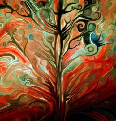 Surreal tree Painting | Tree art, Tree painting, Painting