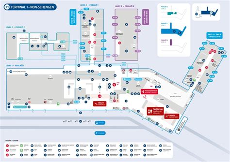 Prague Airport Map: Terminal, Bus, & Runaway Maps | Prague.org