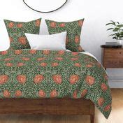 19th Century William Morris Style Fabric | Spoonflower