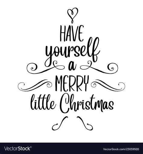 Inspirational christmas quote Royalty Free Vector Image