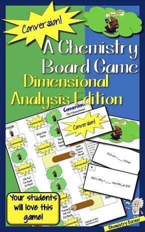 A Chemistry Board Game that your students will love! Just add player pieces and dice, and you'll ...