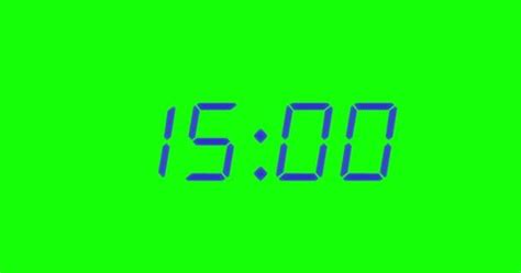 Simple 15 Seconds Digital Alarm Clock Stock Footage Video (100% Royalty ...