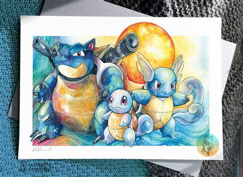 Squirtle Fan Art - Etsy Ireland