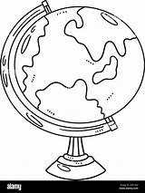World Globe Coloring Pages sketch template