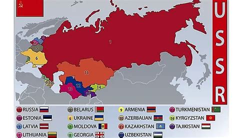 Former Soviet Union (USSR): What Happened to the 15 Republics Today | KnowInsiders