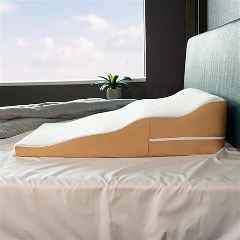 Avana Contoured Bed Wedge Support Pillow with Bamboo Cover for Side Sleepers: Amazon.ca: Home ...