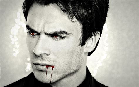 1920x1080px, 1080P free download | Ian Somerhalder as Damon, red, male ...