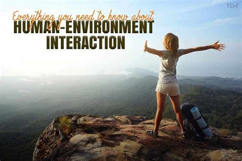 Everything you need to know about human environment interaction