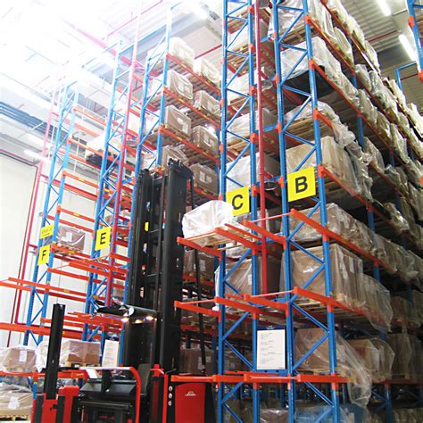 Industrial Warehouse Customized Very Narrow Aisle Pallet Rack System