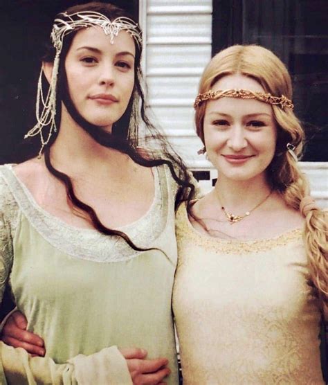 Liv Tyler and Miranda Otto on the set of "The Lord of the Rings: The Return of the King' : r/lotr