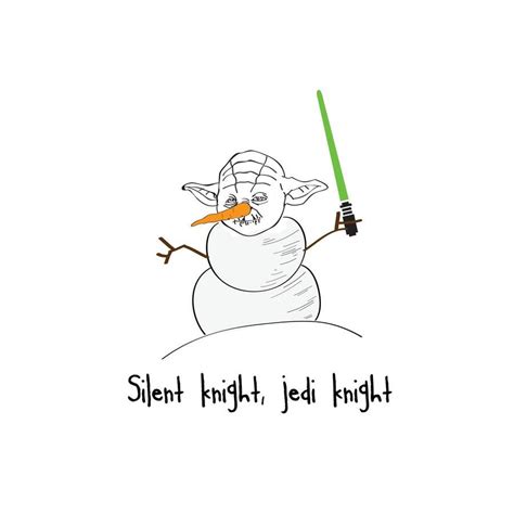 'Silent Knight, Jedi Knight' Star Wars Christmas Card ...