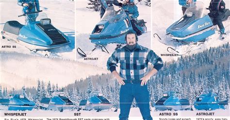 CLASSIC SNOWMOBILES OF THE PAST: 1975 SNO-JET SNOWMOBILE MODELS