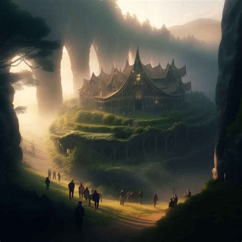 Enchanted Village at Sunrise – Prompt Library