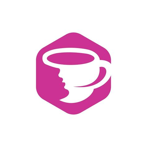 Coffee cup with women face logo vector. Coffee shop logo design. 11169842 Vector Art at Vecteezy